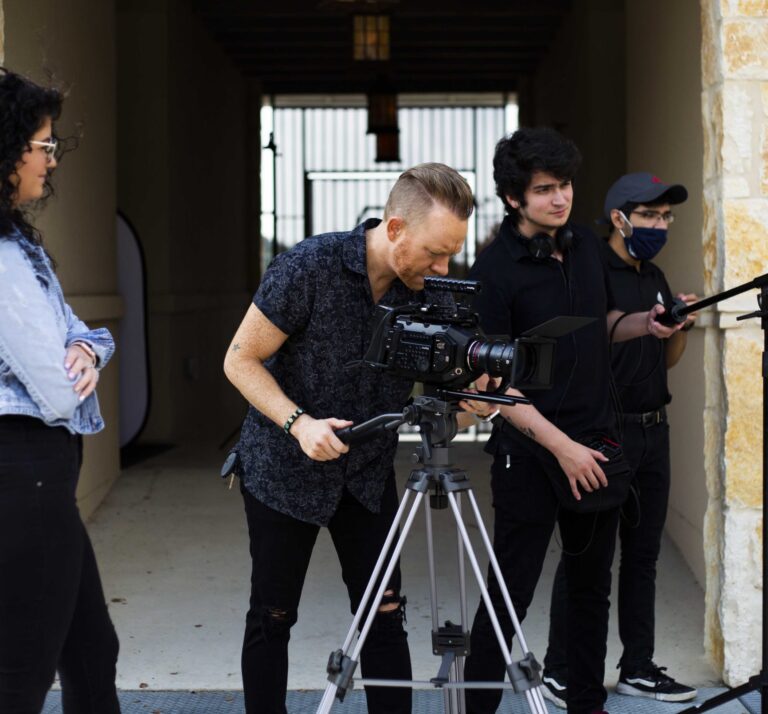 Gova Creative's Team filming a video for a client. Contact Us