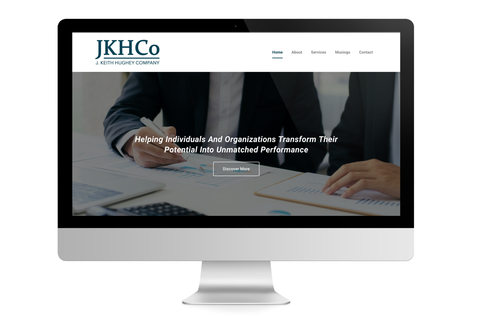 J. Keith Hughey Company website designed by Gova Creative