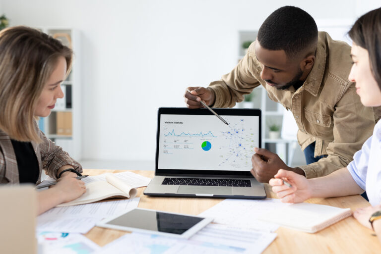 Marketing agency team planning digital marketing