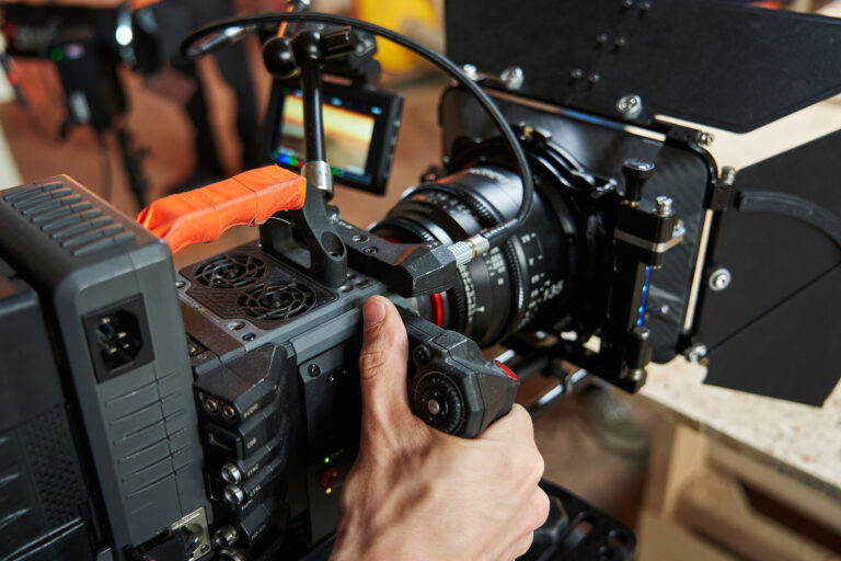 Camera setup for small business video production