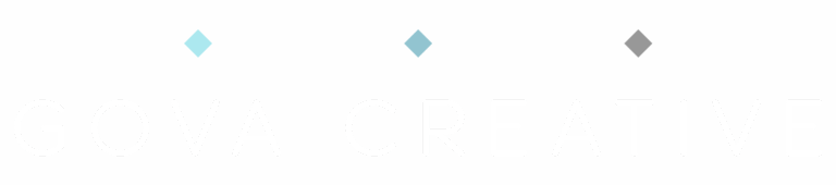 White text version of Gova Creative's Logo