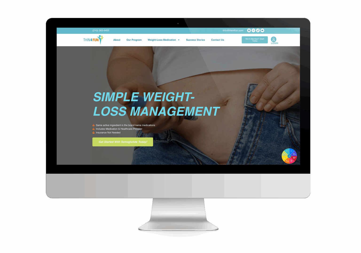 Thin4Fun website designed by Gova Creative